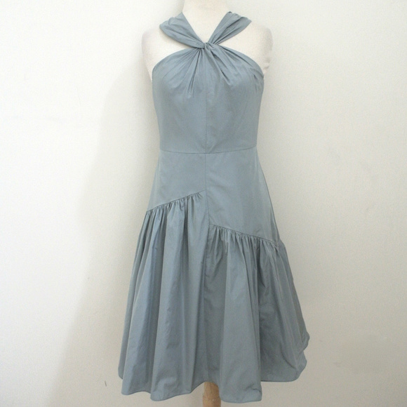 REBECCA TAYLOR Knot Neck Taffeta dress NWT - Picture 5 of 8